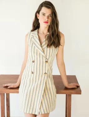 15002 Yellow-Ecru Jacket Dress
