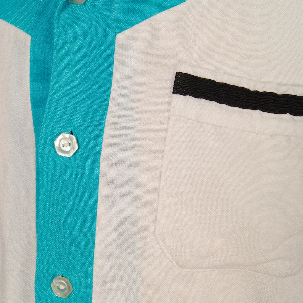 1950s Optical Bowling Shirt