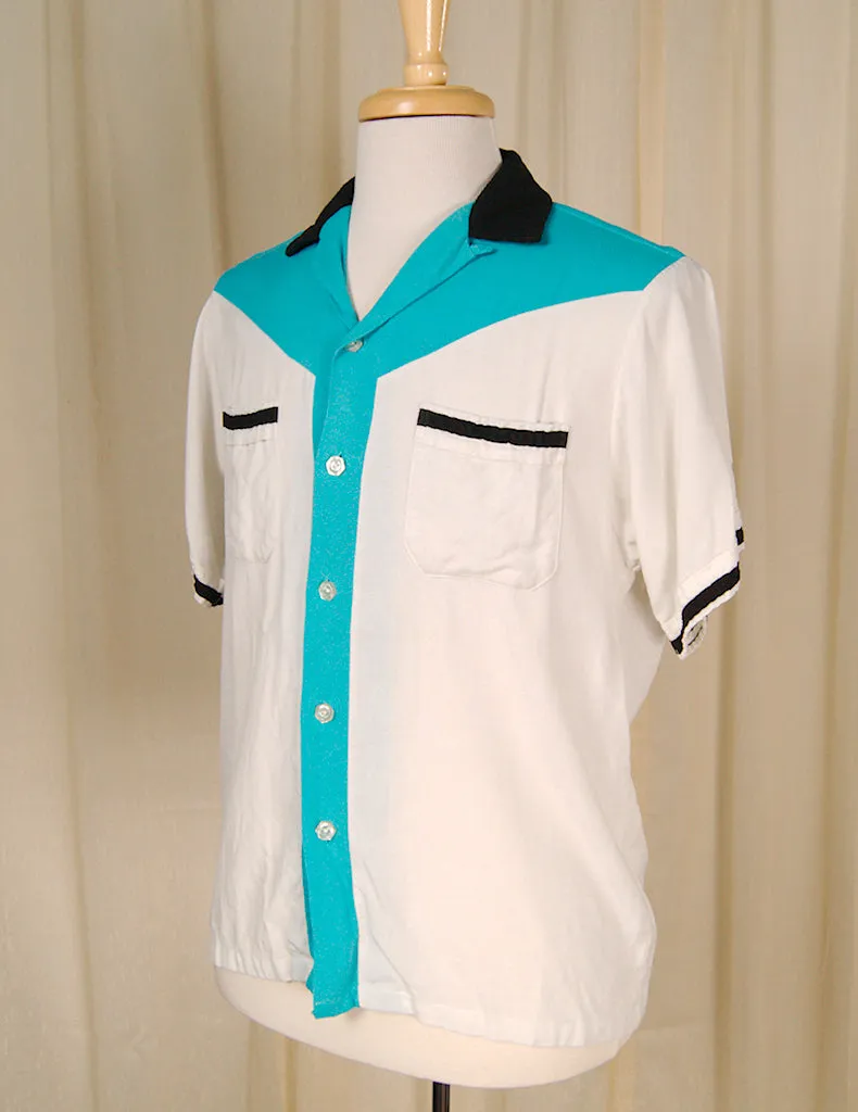 1950s Optical Bowling Shirt