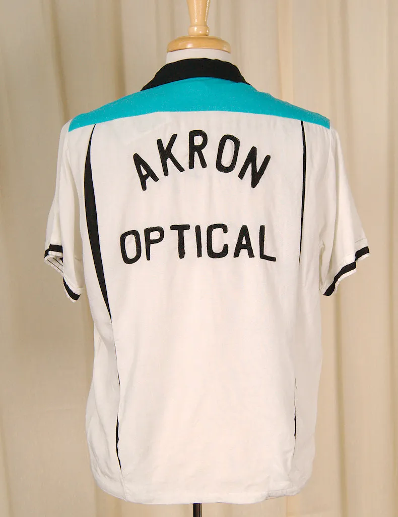 1950s Optical Bowling Shirt