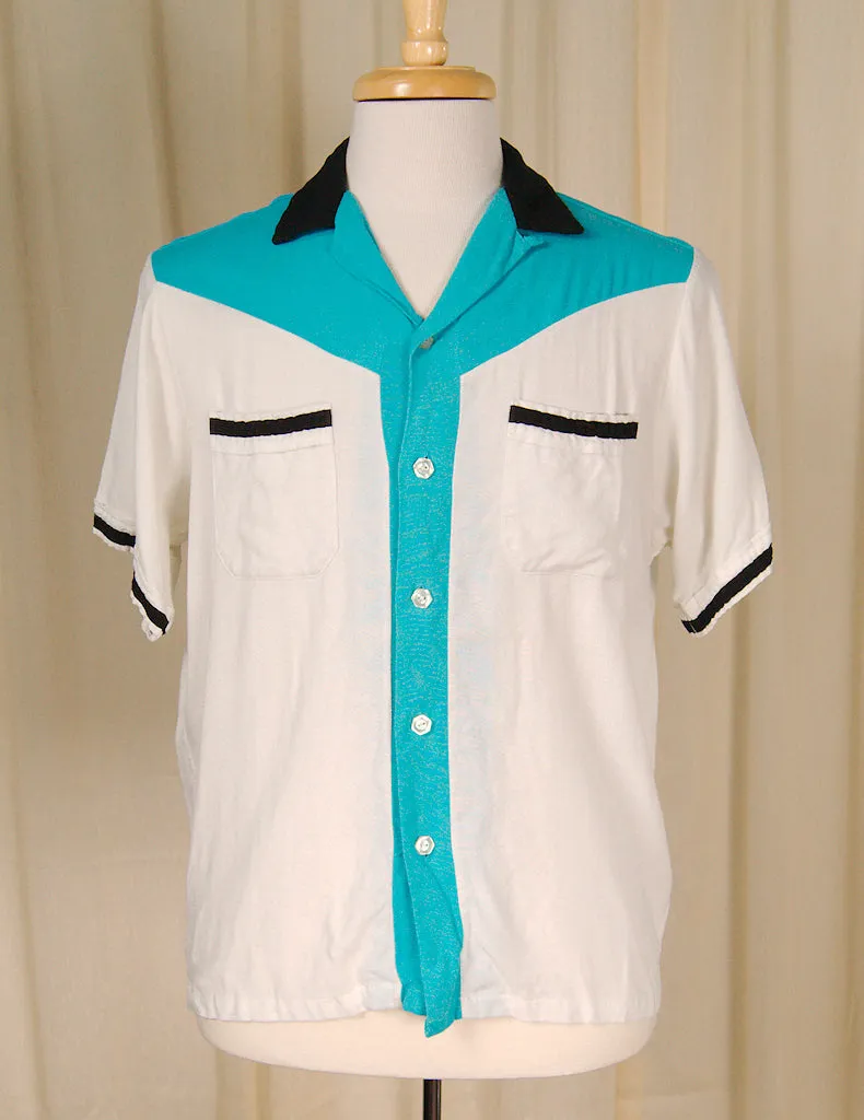 1950s Optical Bowling Shirt