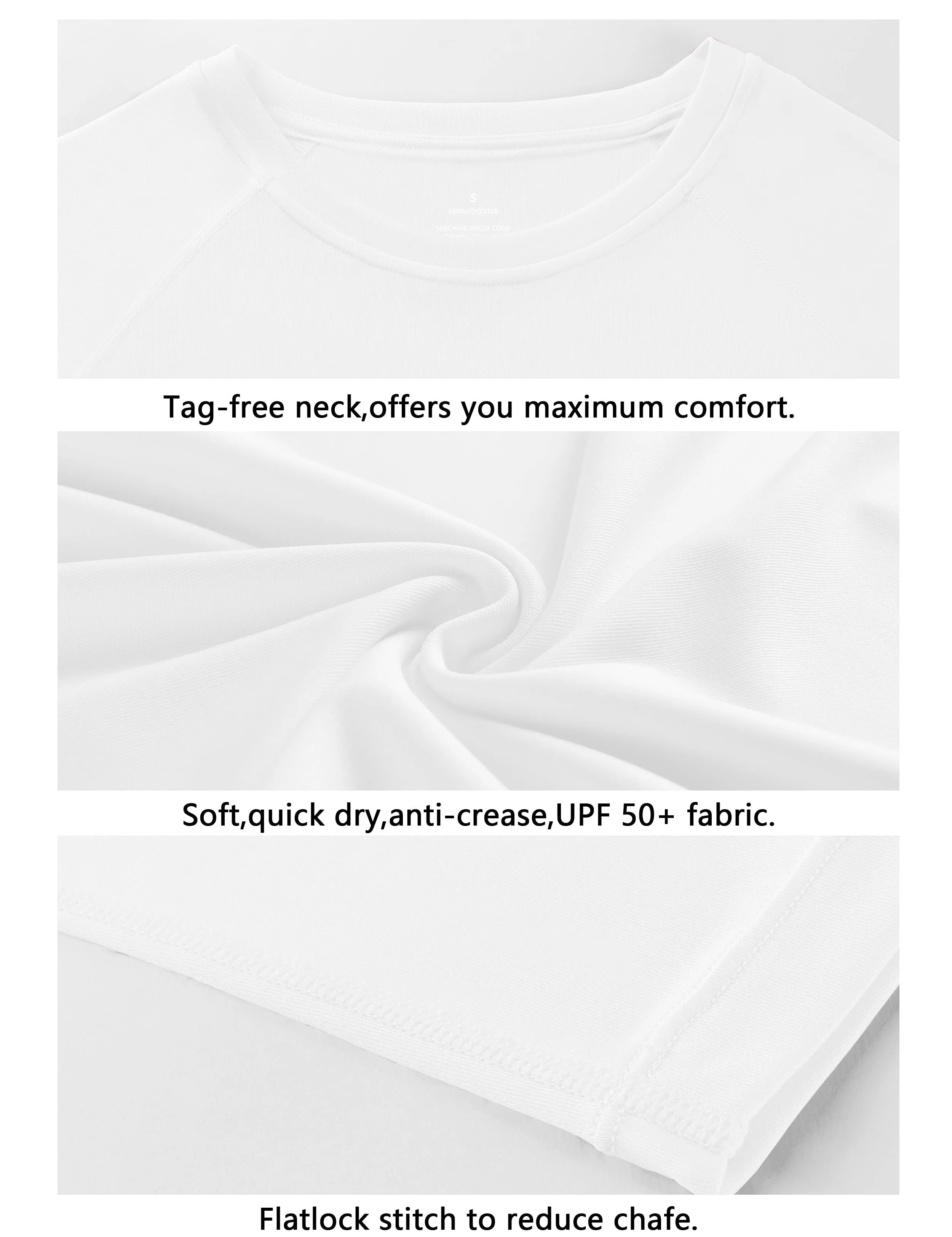 Long Sleeve Athletic Shirts white_yogastudio