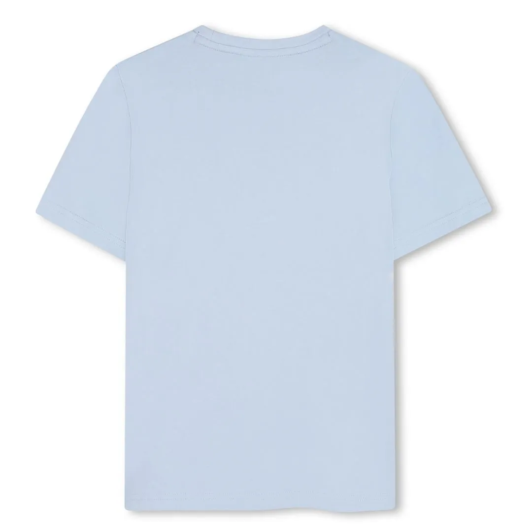 Pale Blue Large Logo T-Shirt